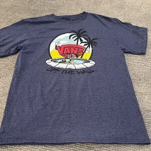 Vans Heathered Blue Crewneck Tee